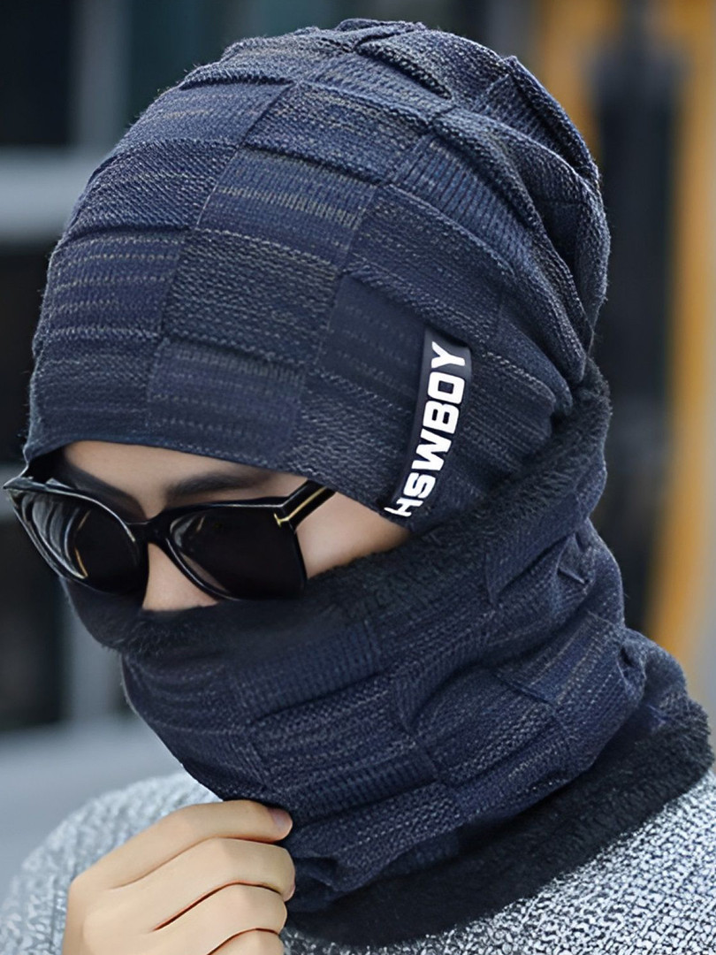 SYGA Men Winter Warm Thickened Velvet Balaclava Hat